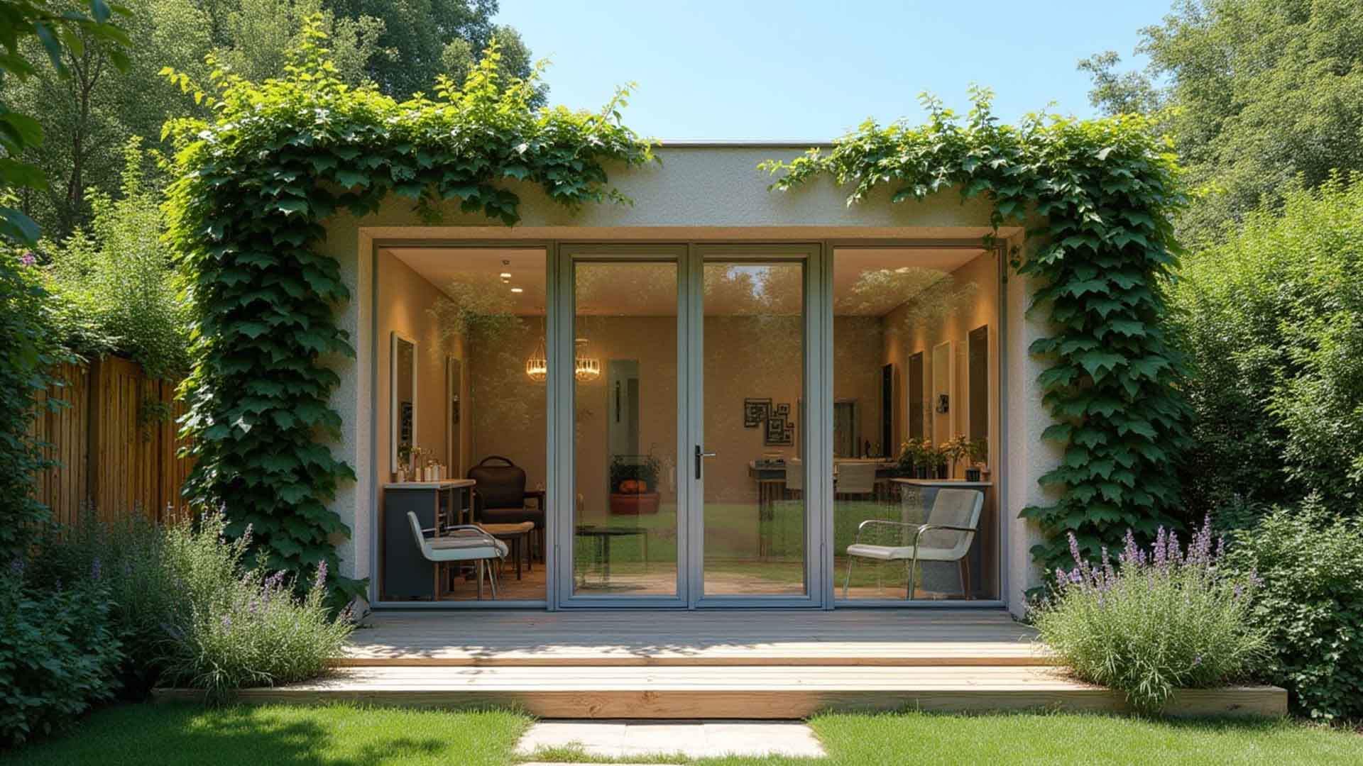 garden salon, garden hair salon
